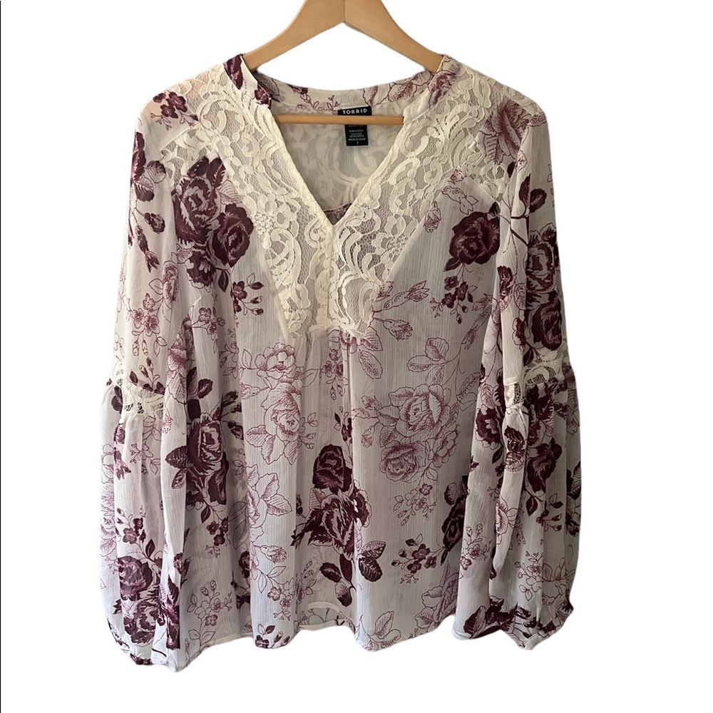 Torrid Sheer Top